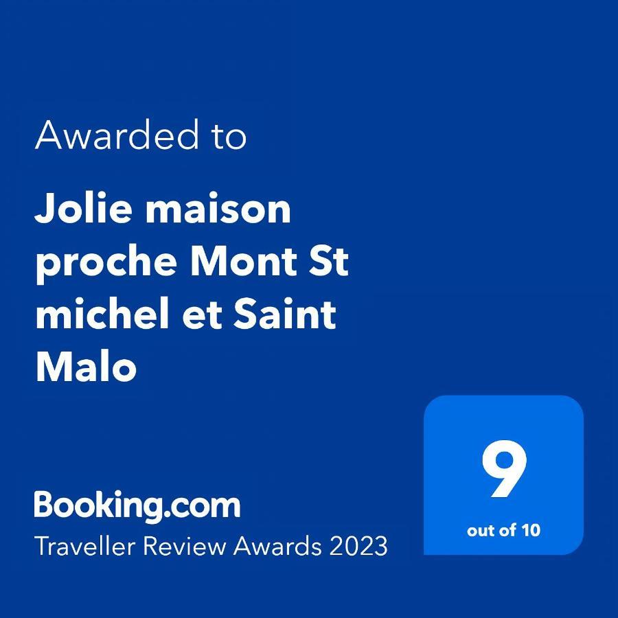 Jolie Maison Proche Mont St Michel Et Saint Malo Le Vivier-sur-Mer Luaran gambar
